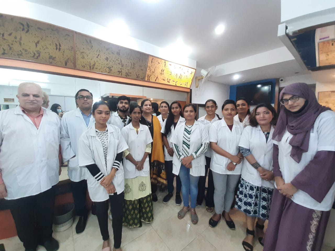 Clinical Cosmetology Students at Tulip International